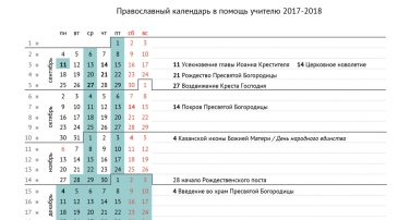 ������������ ��������� � ������ ������� 2017/2018